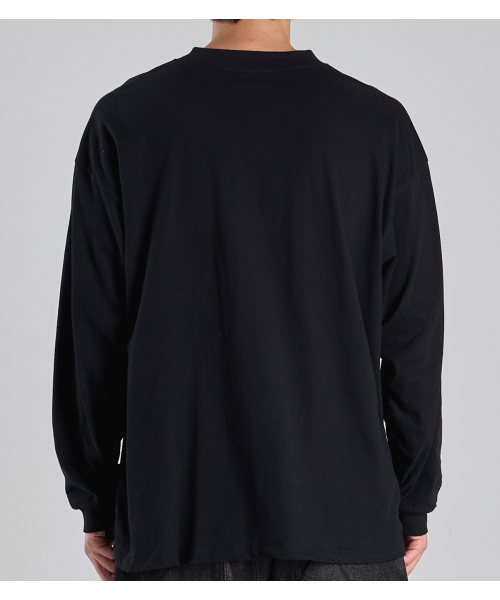 BUTTON SEOUL(ボタンソウル)の「スーピマ100 ロングスリーブTシャツ (ブラック)(Tシャツ/カットソー・レディース・その他・MEDIUM/LARGE/X-LARGE)」の5枚目の写真