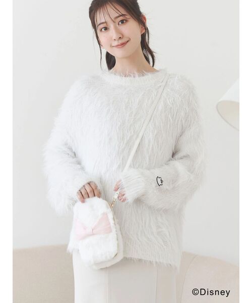 MERCURYDUO(マーキュリーデュオ)の「【ディズニーコレクション】おしゃれキャット/スマホショルダーバッグ(ショルダーバッグ・レディース・オフホワイト・FREE)」の3枚目の写真