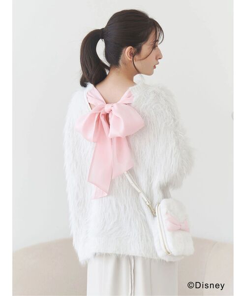 MERCURYDUO(マーキュリーデュオ)の「【ディズニーコレクション】おしゃれキャット/スマホショルダーバッグ(ショルダーバッグ・レディース・オフホワイト・FREE)」の4枚目の写真