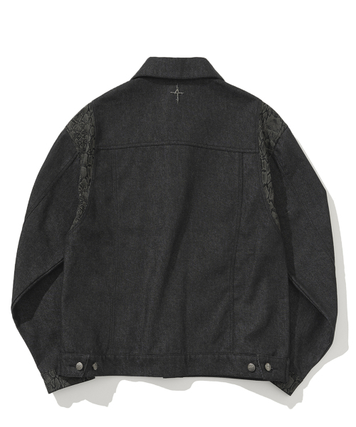 NOT4NERD(ノットフォーナード)の「Python Layered Denim Jacket - Black(デニムジャケット・レディース・その他・LARGE/MEDIUM/X-LARGE)」の2枚目の写真