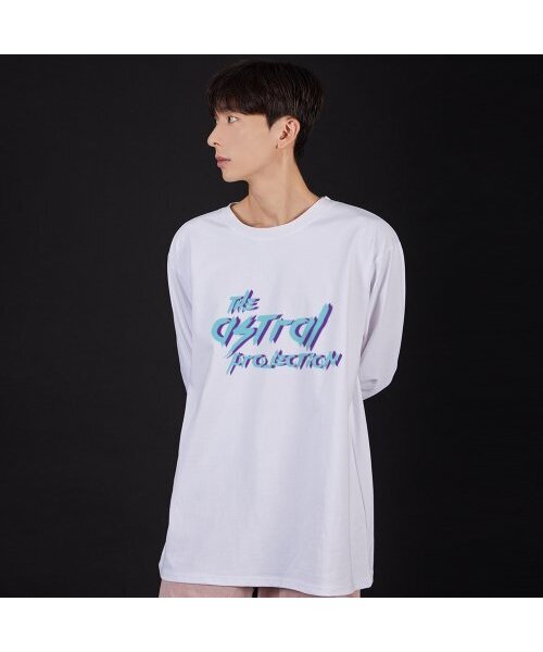 ASTRAL PROJECTION(アストラルプロジェクション)の「パンクレタリングオーバーサイズロングスリーブTシャツ_ホワイト(Tシャツ/カットソー・メンズ・その他・LARGE/MEDIUM/X-LARGE/XX-LARGE)」の2枚目の写真
