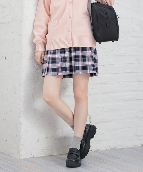 Honeys（ハニーズ）の「裏地パンツ付ミニスカート（スカート・レディース・ホワイト系その他/ネイビー系/グレー系その他・L/LL/SS/M/S）」の16枚目の写真