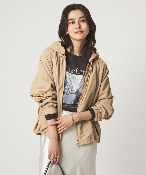 cocolobland マウンテンパーカー 黒/ベージュ 中古・古着通販】COCOLOBLAND (ココロブランド) スイッチングシェル