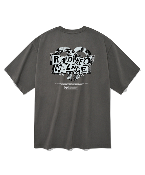 RADINEO(ラディネオ)の「コラージュ半袖Tシャツグレー(Tシャツ/カットソー・メンズ・その他・SMALL/MEDIUM/LARGE/X-LARGE)」の1枚目の写真