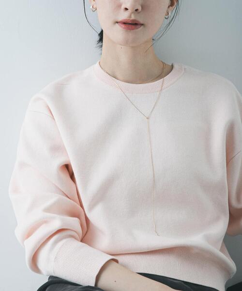 ダブルフェイスクルーネックニット（ニット/セーター）｜URBAN