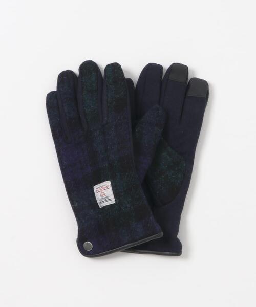 HARRIS TWEED(ハリスツイード)の「HARRIS TWEEDグローブ(手袋・メンズ・ネイビー/チャコールグレー/ブラウン・ONE)」の15枚目の写真