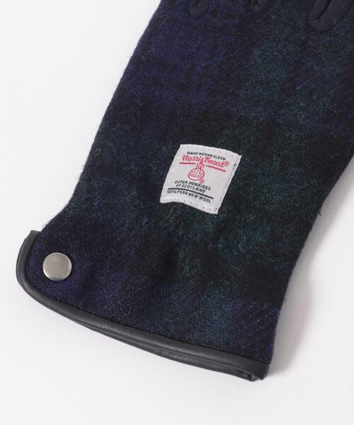 HARRIS TWEED(ハリスツイード)の「HARRIS TWEEDグローブ(手袋・メンズ・ネイビー/チャコールグレー/ブラウン・ONE)」の14枚目の写真