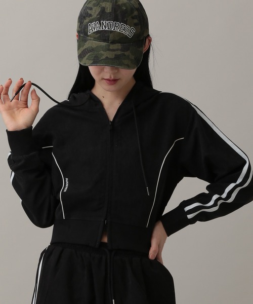 AVANDRESS（アバンドレス ）の「【セットアップ可】AVANDRESS／BLISS ZIPUP（パーカー・レディース・ブラック/ブラウン・SMALL）」の13枚目の写真