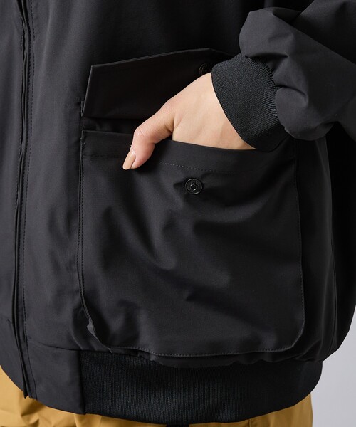 POLeR（ポーラー）の「【POLER/ポーラー】POLER×AFD 3.0L SHELL BOMBER/コラボ/ユニセックス（ブルゾン・メンズ・ブラック・M/XL）」の9枚目の写真