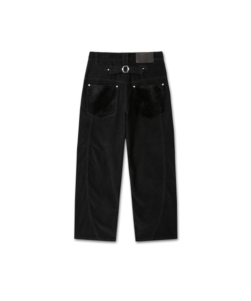 9999ARCHIVE（9999アーカイブ）の「Flow Corduroy Jeans（その他パンツ・レディース・ブラック・1/2/3）」の3枚目の写真