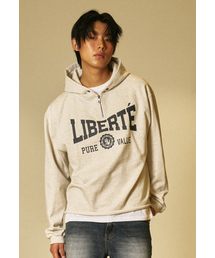AMOU（アモウ）の「Liberte Zip up Hoodie CREAM MELANGE（パーカー）」