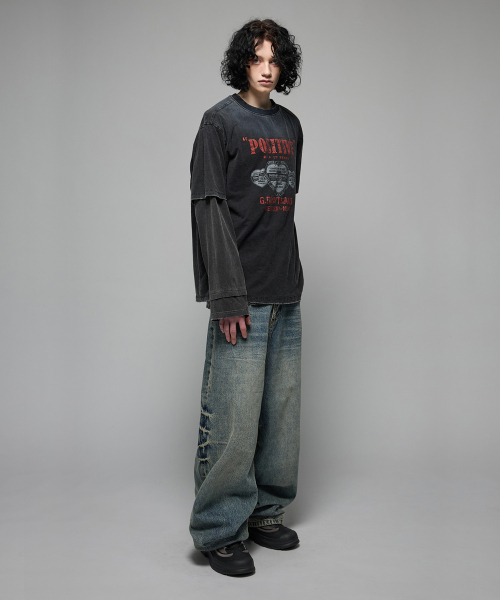 HEDER HELEN(ヘダーヘレン)の「KYUSHU INDIGO JEANS(デニムパンツ・メンズ・その他・SMALL/MEDIUM/LARGE)」の3枚目の写真