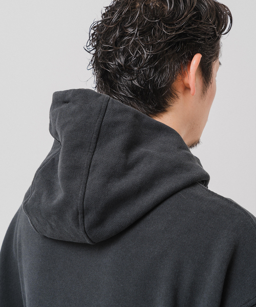 EDIFICE(エディフィス)の「Ecofade プルオーバー フーディ(パーカー・メンズ・ブラック系その他/キャメル・MEDIUM/LARGE)」の7枚目の写真