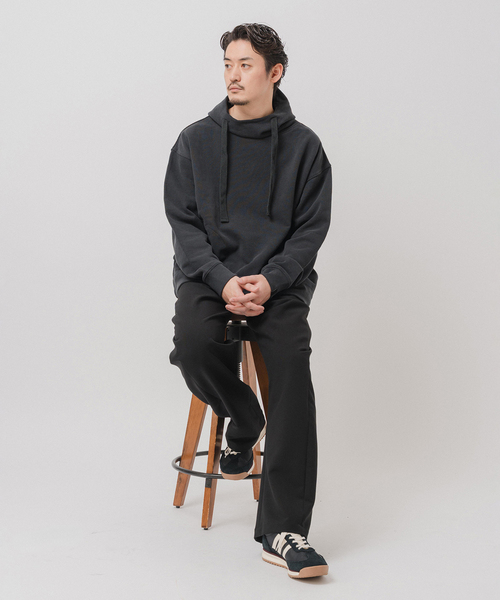 EDIFICE(エディフィス)の「Ecofade プルオーバー フーディ(パーカー・メンズ・ブラック系その他/キャメル・MEDIUM/LARGE)」の8枚目の写真