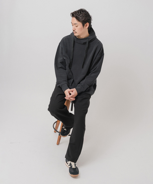 EDIFICE(エディフィス)の「Ecofade プルオーバー フーディ(パーカー・メンズ・ブラック系その他/キャメル・MEDIUM/LARGE)」の9枚目の写真