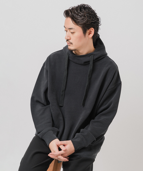 EDIFICE(エディフィス)の「Ecofade プルオーバー フーディ(パーカー・メンズ・ブラック系その他/キャメル・MEDIUM/LARGE)」の10枚目の写真