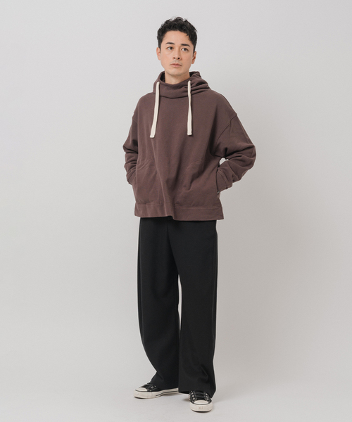 EDIFICE(エディフィス)の「Ecofade プルオーバー フーディ(パーカー・メンズ・ブラック系その他/キャメル・MEDIUM/LARGE)」の13枚目の写真