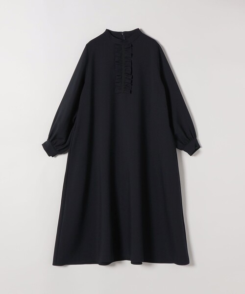 SHIPS any:〈洗濯機可能〉ダブルクロス フリル パフ スリーブ