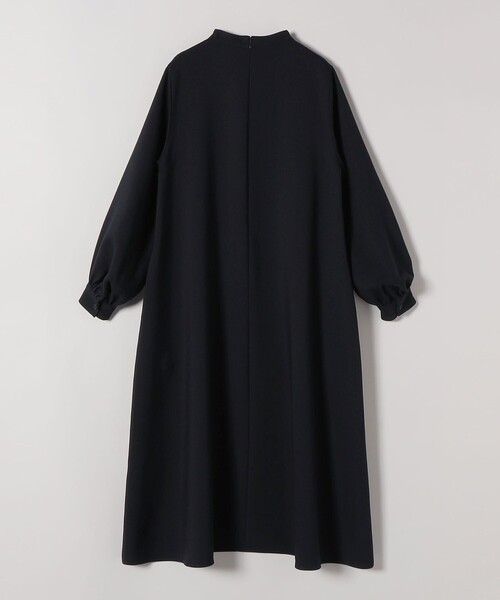 SHIPS any（シップス エニィ）の「〈洗濯機可能〉ダブルクロス フリル パフ スリーブ ワンピース［NAVY BLUE］（ワンピース・レディース・ネイビー/オフホワイト・ONE SIZE）」の21枚目の写真