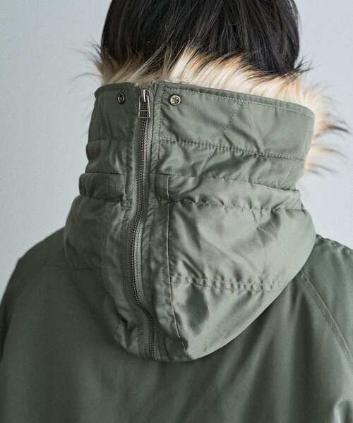 CRAFT STANDARD BOUTIQUE（クラフトスタンダードブティック）の「N-2Bフライトジャケット（ブルゾン・メンズ・ブラック/オリーブ・L/M）」の15枚目の写真