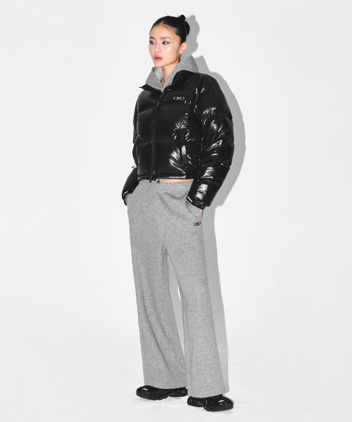 BORN TO WIN（ボーントゥウィン）の「W SILVER B GLOSSY CROP PUFFER DOWN [BLACK]（ダウンジャケット/コート・レディース・その他・1/2）」の6枚目の写真
