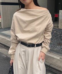 CAPRICIEUX LE'MAGE | ドレープスウェット(Tシャツ/カットソー)