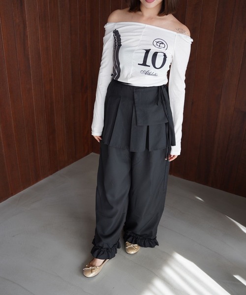 SANSeLF（サンセルフ）の「【SANSeLF】スクエアネックナンバリングトップス saw26s004（Tシャツ/カットソー・レディース・ホワイト・FREE）」の16枚目の写真