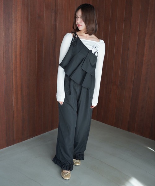 SANSeLF（サンセルフ）の「【SANSeLF】スクエアネックナンバリングトップス saw26s004（Tシャツ/カットソー・レディース・ホワイト・FREE）」の17枚目の写真