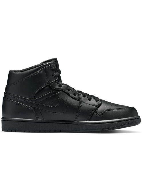 JORDAN BRAND（ジョーダンブランド）の「エア ジョーダン 1 MID シューズ / Air Jordan 1 Mid Shoes 554724-093 Black（スニーカー・メンズ・ブラック・30/29.5/27/27.5/28/28.5/29/25/25.5/26/26.5）」の3枚目の写真