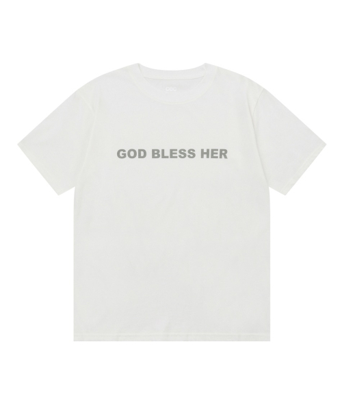 chancechance(チャンスチャンス)の「GOD BLESS HER T-SHIRT(Tシャツ/カットソー・レディース・その他・MEDIUM/LARGE)」の2枚目の写真