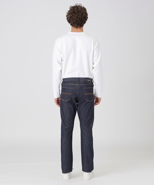 BLACK LABEL CRESTBRIDGE(ブラックレーベル・クレストブリッジ)の「エバーカラーリジッドデニム(デニムパンツ・メンズ・ネイビー/ブラック/オフホワイト・S/XL/L/M)」の6枚目の写真