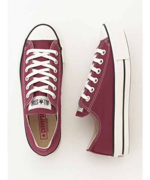 CONVERSE(コンバース)の「【CONVERSE】CANVAS AS J OX(スニーカー・レディース・バーガンディー・23/23.5/24/24.5/25)」の6枚目の写真