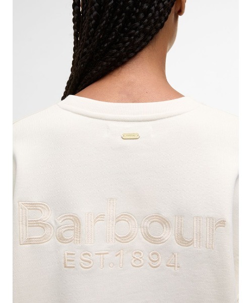 Barbour（バブアー）の「Rosie クルーネック スウェット（スウェット・レディース・ベージュ/ピンク・8/10）」の7枚目の写真