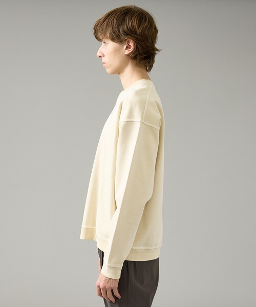 ABAHOUSE(アバハウス)の「フェード ポンチ クルーネック スウェット(スウェット・メンズ・ピンク/サックスブルー/アイボリー/チャコールグレー・46/48)」の7枚目の写真