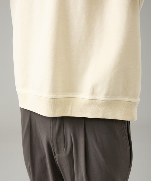 ABAHOUSE(アバハウス)の「フェード ポンチ クルーネック スウェット(スウェット・メンズ・ピンク/サックスブルー/アイボリー/チャコールグレー・46/48)」の11枚目の写真