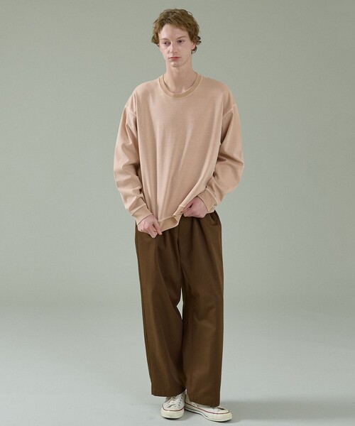 ABAHOUSE(アバハウス)の「フェード ポンチ クルーネック スウェット(スウェット・メンズ・ピンク/サックスブルー/アイボリー/チャコールグレー・46/48)」の20枚目の写真