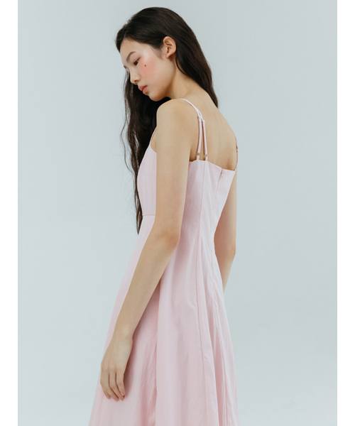 ETMON(エトモン)の「Slip Twin Strap Dress, Pink(ワンピース・レディース・その他・S/M)」の2枚目の写真