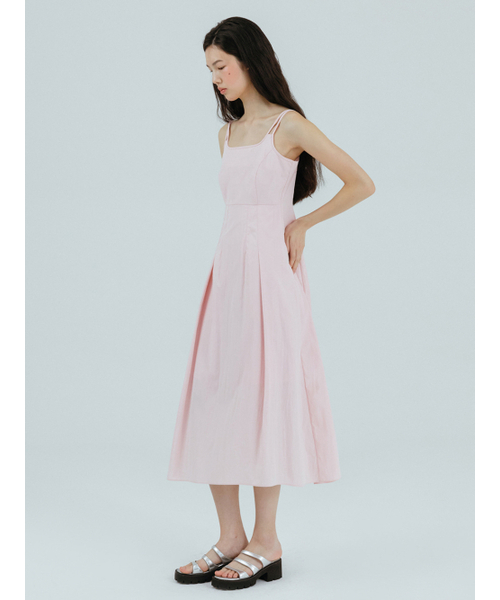 ETMON(エトモン)の「Slip Twin Strap Dress, Pink(ワンピース・レディース・その他・S/M)」の4枚目の写真