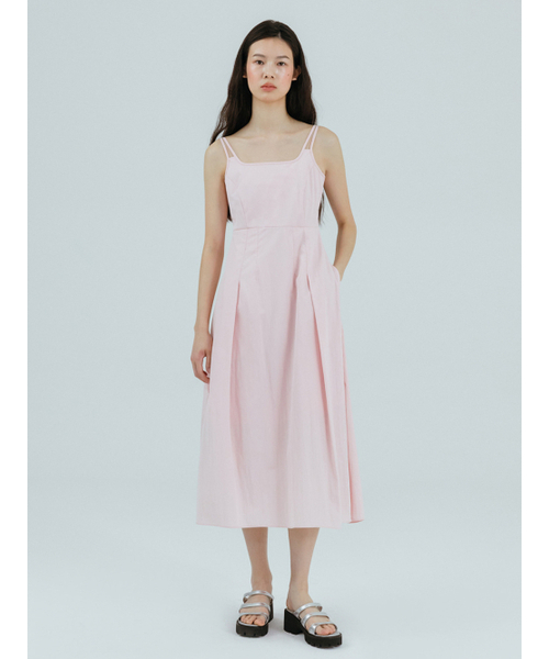 ETMON(エトモン)の「Slip Twin Strap Dress, Pink(ワンピース・レディース・その他・S/M)」の5枚目の写真
