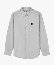 GEECOON（ジークーン）の「[ブラックラベル] クラシックコットンオックスフォードボタンダウンシャツ GEE245-101 チャコールストライプ（シャツ/ブラウス）」