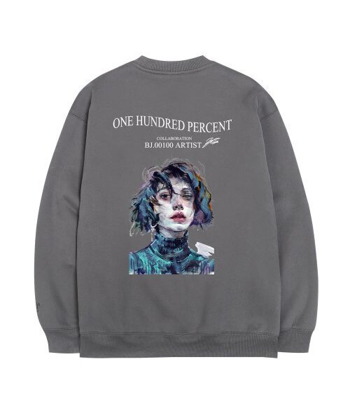 OHP(ワンハンドレッドパーセント)の「OHP x BJ.KO bシャシャ no.4 裏起毛スウェット(スウェット・メンズ・その他・M/L/2XL/XL)」の2枚目の写真