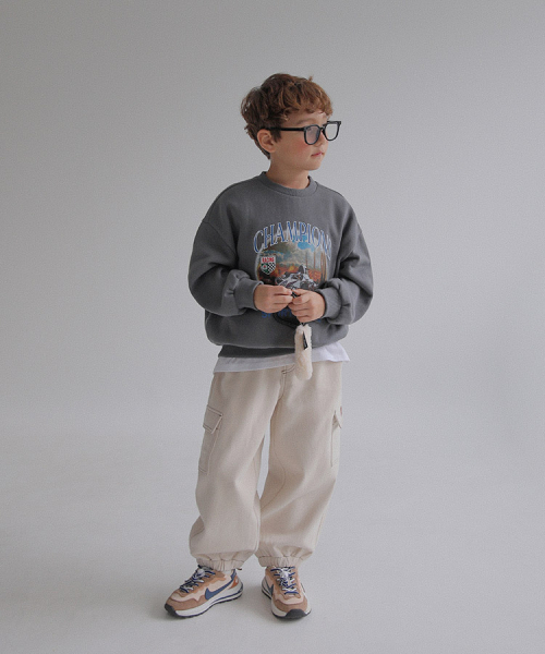 BERRYCLOSET（ベリークローゼット）の「チャンピオンスウェット（スウェット・レディース・チャコール・5号）」の3枚目の写真