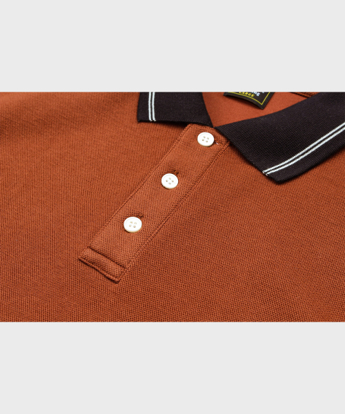 VDR（ブイディアール）の「PIQUE SHORT SLEEVE SHIRT [Carmel]（ポロシャツ・メンズ・その他・L/XL）」の4枚目の写真