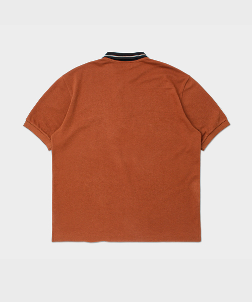 VDR（ブイディアール）の「PIQUE SHORT SLEEVE SHIRT [Carmel]（ポロシャツ・メンズ・その他・L/XL）」の5枚目の写真