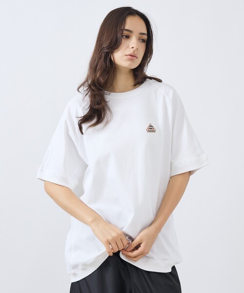 Pyrenex（ピレネックス）の「【PYRENEX / ピレネックス】 HMR016 PEAK/ ラグランスリーブ 半袖Tシャツ / ユニセックス（Tシャツ/カットソー・メンズ・ダークネイビー/ホワイト/ブラック・XL/L/M/S）」の2枚目の写真
