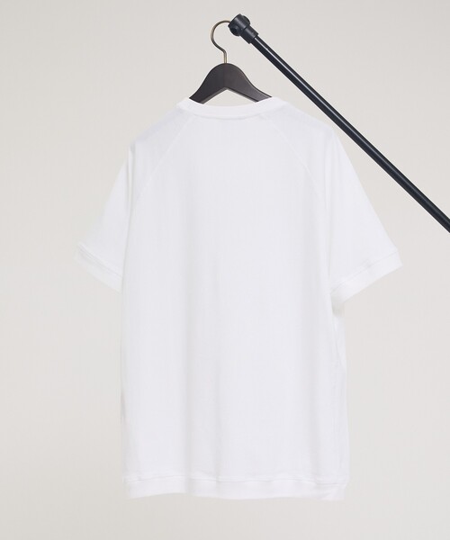 Pyrenex（ピレネックス）の「【PYRENEX / ピレネックス】 HMR016 PEAK/ ラグランスリーブ 半袖Tシャツ / ユニセックス（Tシャツ/カットソー・メンズ・ダークネイビー/ホワイト/ブラック・XL/L/M/S）」の14枚目の写真