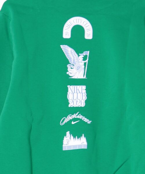 NIKE（ナイキ）の「《NIKEアパレル》AS M NK CLUB BB HOOD GOLF（パーカー・メンズ・ブラック/グリーン・L/2XL/XL/M/S）」の3枚目の写真