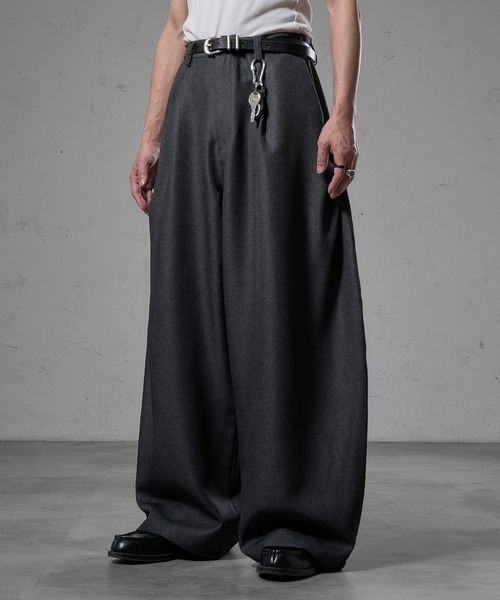 kutir（クティール）の「CURVE DESIGN ASSORTED BUGGY PANTS／カーブデザインアソートバギーパンツ（その他パンツ・メンズ・ブラック/チャコールグレー/その他・SMALL/LARGE/MEDIUM）」の3枚目の写真