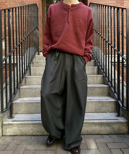 kutir（クティール）の「CURVE DESIGN ASSORTED BUGGY PANTS／カーブデザインアソートバギーパンツ（その他パンツ・メンズ・ブラック/チャコールグレー/その他・SMALL/LARGE/MEDIUM）」の21枚目の写真