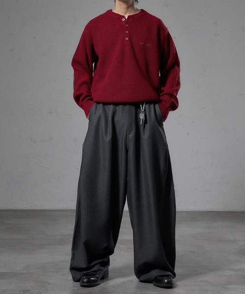 kutir（クティール）の「CURVE DESIGN ASSORTED BUGGY PANTS／カーブデザインアソートバギーパンツ（その他パンツ・メンズ・ブラック/チャコールグレー/その他・SMALL/LARGE/MEDIUM）」の13枚目の写真